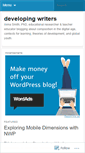 Mobile Screenshot of developingwriters.org