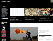 Tablet Screenshot of developingwriters.org